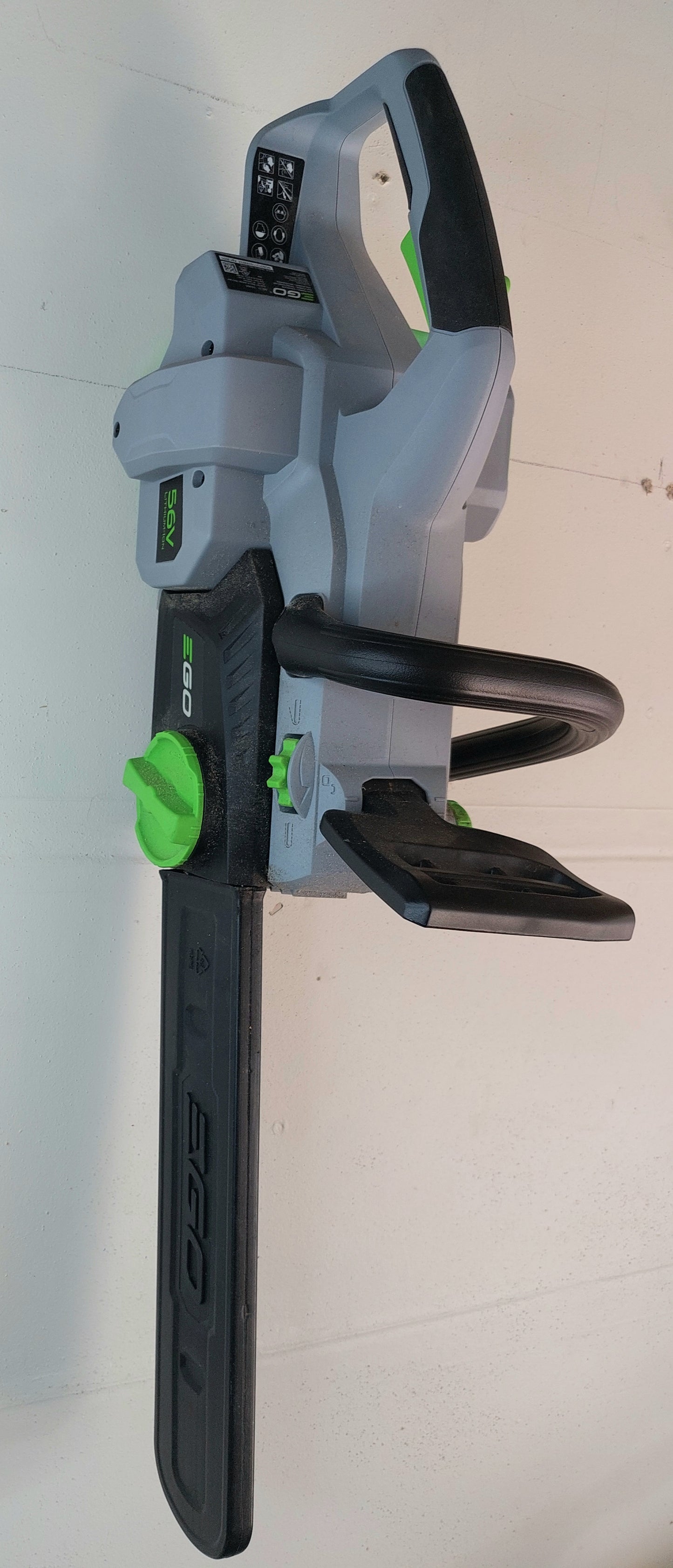 Wall mount for EGO 56V Chainsaw